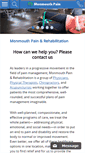 Mobile Screenshot of monmouthspine.com